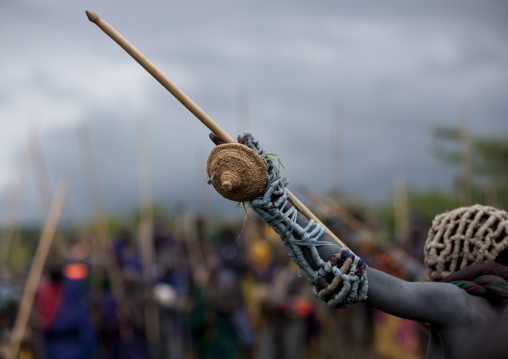 Donga Stick Fighting Ritual, Surma Tribe, Omo Valley, Ethiopia