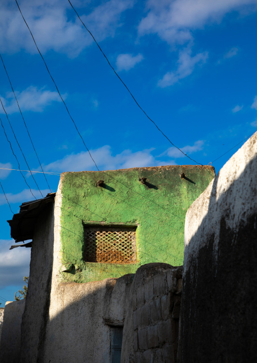 Traditional house in the old town, Harari region, Harar, Ethiopia