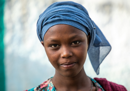 Cute ethiopian teenage girl, Harari region, Harar, Ethiopia
