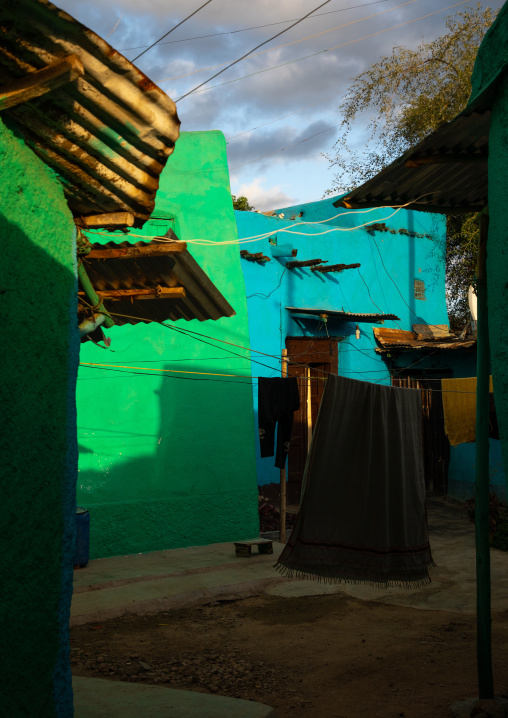 Traditional house in the old town, Harari region, Harar, Ethiopia