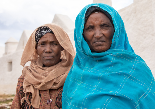 Oromo pilgrims women in Sheikh Hussein shrine, Oromia, Sheik Hussein, Ethiopia