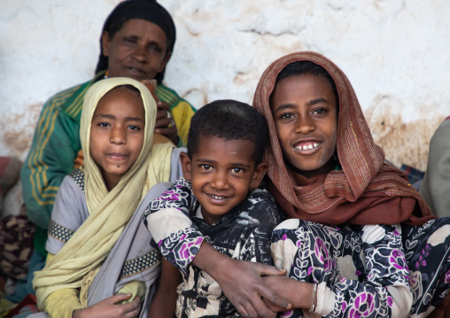 Oromo pilgrims family in Sheikh Hussein , Oromia, Sheik Hussein, Ethiopia