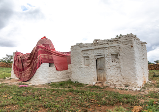 Small shrine covered, Oromia, Sheik Hussein, Ethiopia