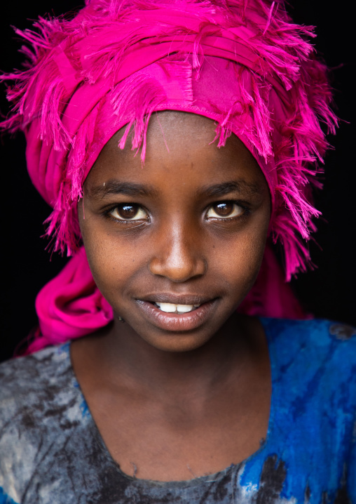 Portrait of an oromo girl, Oromia, Sheik Hussein, Ethiopia