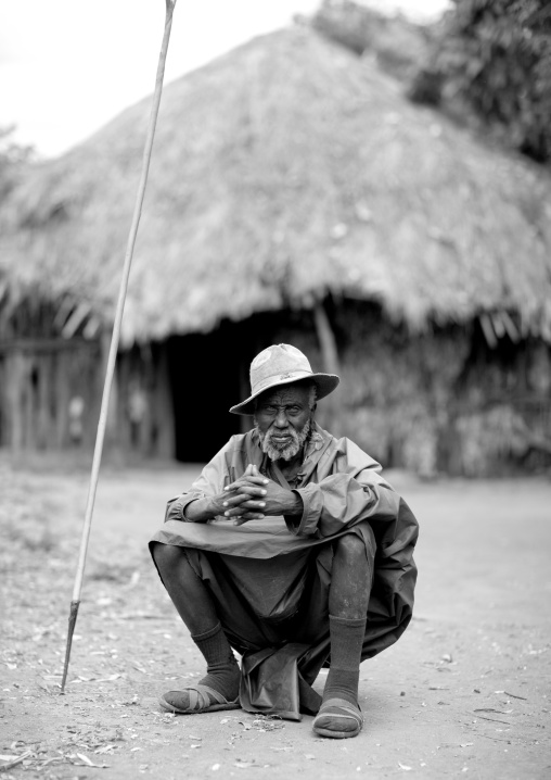 Mister Bologidan Head Of Kibbish, A Surma Village, Omo Valley, Ethiopia
