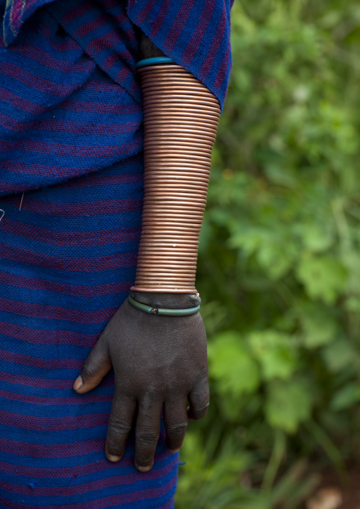 A Suri Woman S Copper Bracelet, Kibbish Village, Omo Valley, Ethiopia