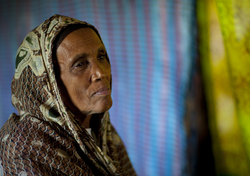 Old veiled woman, Ethiopia