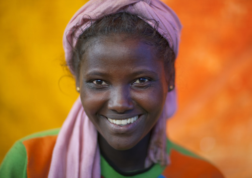 Amhara woman smiling, Ethiopia