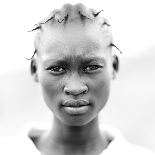 Majangir Young Woman, Village Of Fide, Gambella Province, Ethiopia