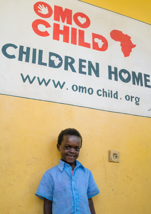 Mingi girl called Tensai in Omo child foundation, Omo valley, Jinka, Ethiopia