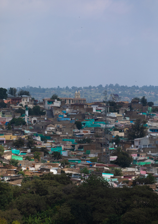 View of the harar jugol old town, Harari Region, Harar, Ethiopia