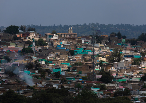 View of harar jugol old town, Harari Region, Harar, Ethiopia