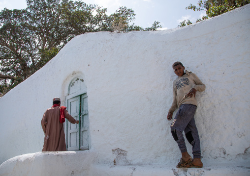 Entrance of a holy muslim site, Harari Region, Harar, Ethiopia