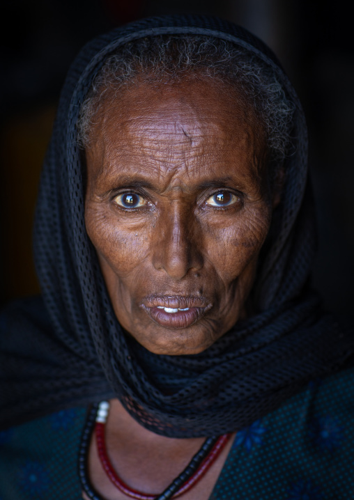 Portrait of a raya woman, Afar Region, Chifra, Ethiopia