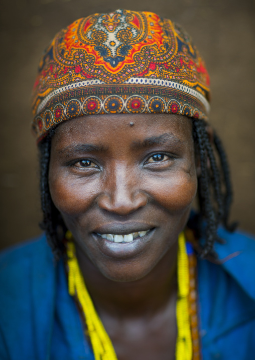 Smiling Dime Tribe Woman, Hana Mursi, Omo Valley, Ethiopia