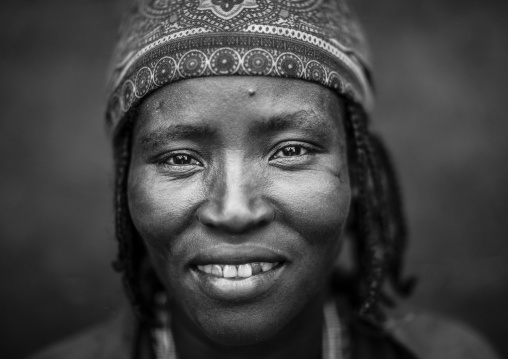 Smiling Dime Tribe Woman, Hana Mursi, Omo Valley, Ethiopia