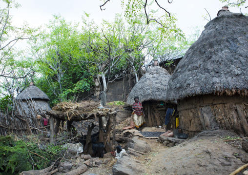 Konso Tribe Village, Omo Valley, Ethiopia