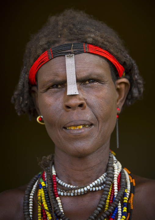 Dassanech Tribe Woman, Omorate, Omo Valley, Ethiopia