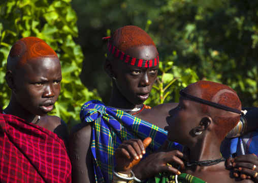 Bodi Tribe Women, Hana Mursi, Omo Valley, Ethiopia