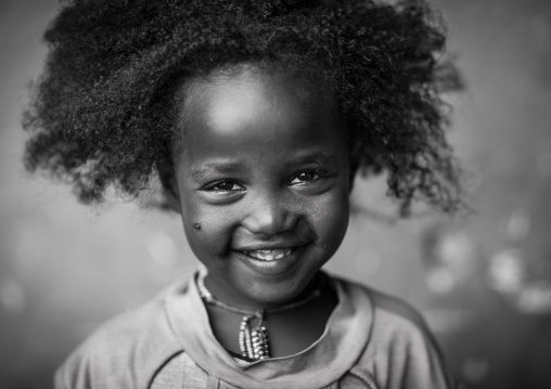 Child girl from jinka, Omo valley, Ethiopia