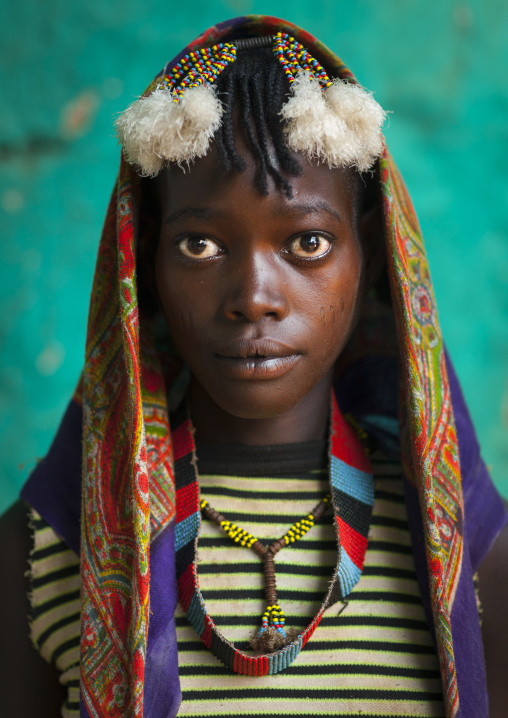 Bana Tribe Woman, Key Afer, Omo Valley, Ethiopia