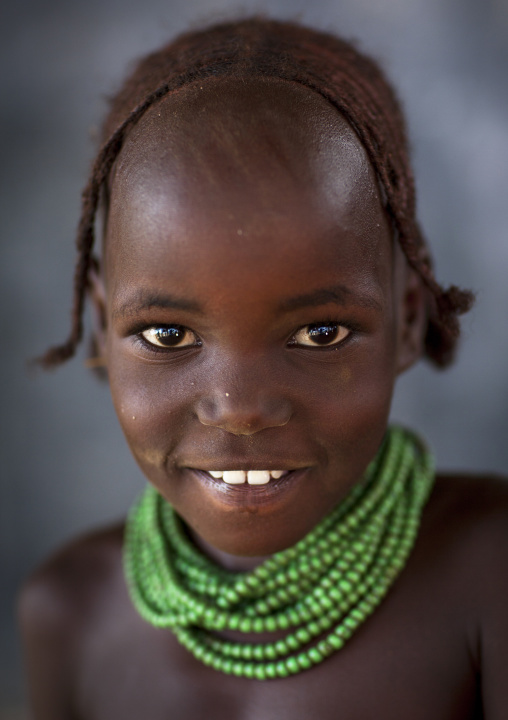 Dassanech Tribe Girl, Omorate, Omo Valley, Ethiopia