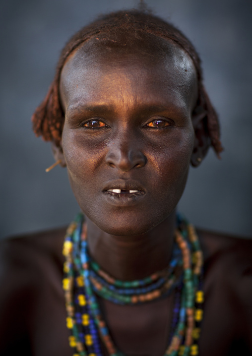Dassanech Tribe Woman, Omorate, Omo Valley, Ethiopia
