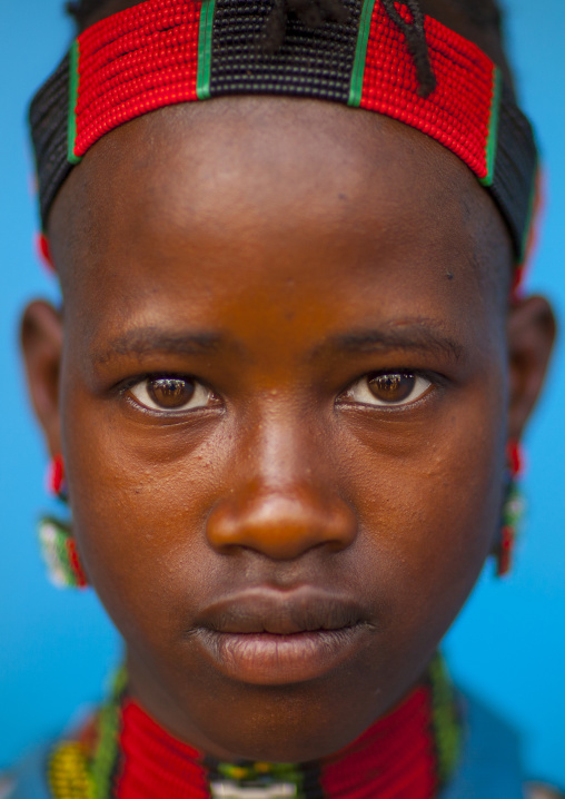 Hamer Teenager, Dimeka, Omo Valley, Ethiopia