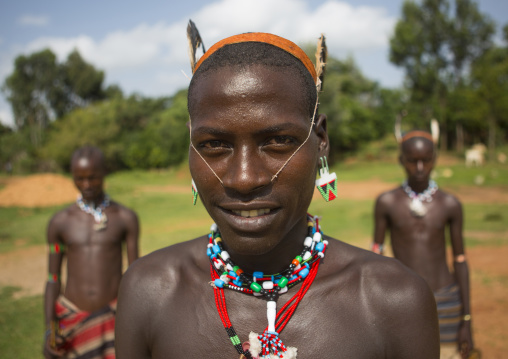 Bana Tribe Whipper Men, Key Afer, Omo Valley, Ethiopia
