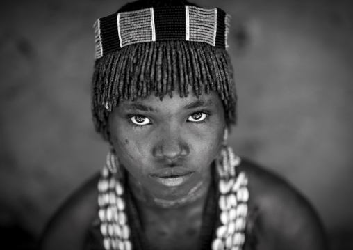 Hamer Tribe Teenager, Turmi, Omo Valley, Ethiopia