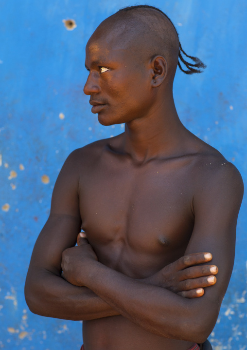 Hamer Tribe Man, Turmi, Omo Valley, Ethiopia