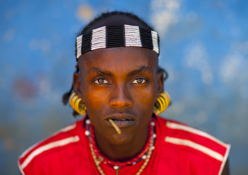 Hamer Tribe Man, Turmi, Omo Valley, Ethiopia