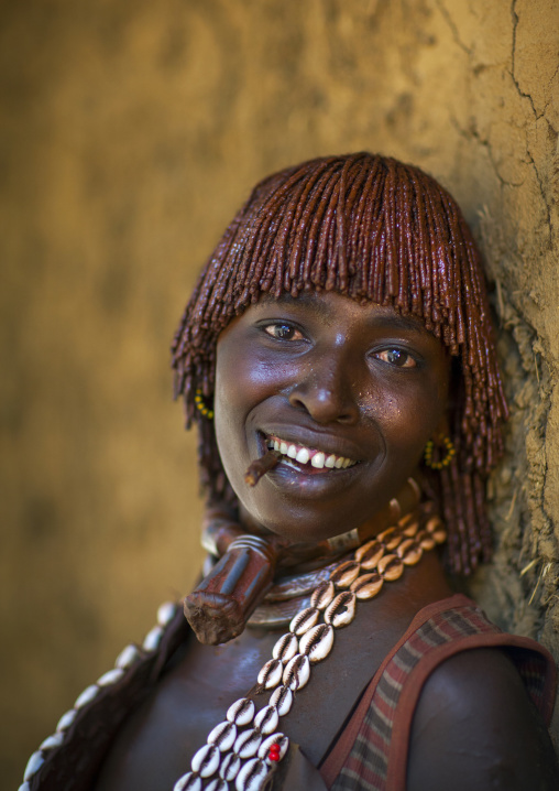 Hamer Tribe Woman, Turmi, Omo Valley, Ethiopia
