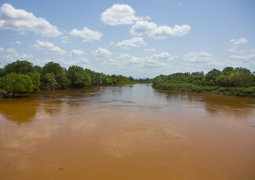 Omo River In Duss, Omo Valley, Ethiopia