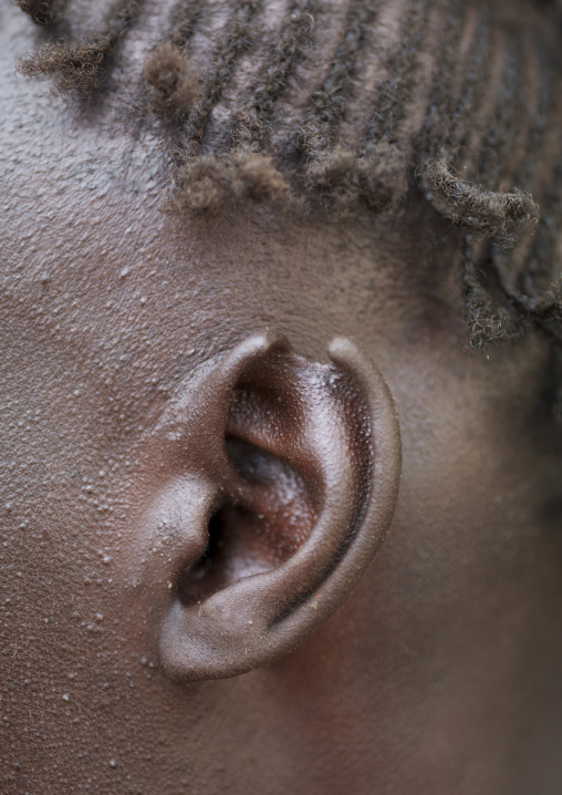 Cut Karo Ear Detail Ethiopia