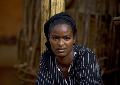 Portrait Of A Beautiful Borana Ethiopian Woman, Yabello, Omo Valley, Ethiopia