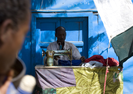 Taylor in the market, Assaita, Afar regional state, Ethiopia