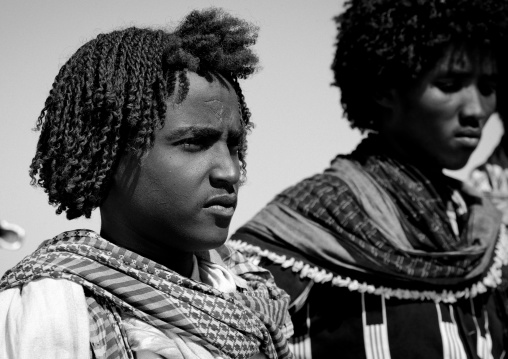 Afar tribe men, Assaita, Afar regional state, Ethiopia