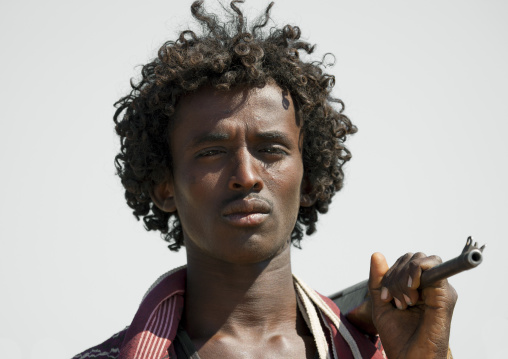 Afar tribe warrior, Assaita, Afar regional state, Ethiopia