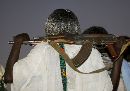 Afar tribe warrior, Assaita, Afar regional state, Ethiopia