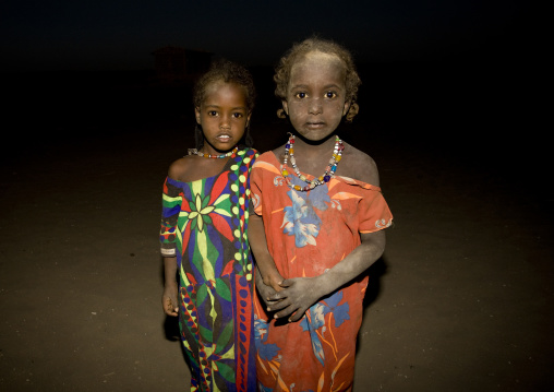 Young afar tribe girls, Assaita, Afar regional state, Ethiopia