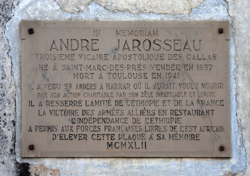 Andre Jorosseau Memorial, Harar, Ethiopia