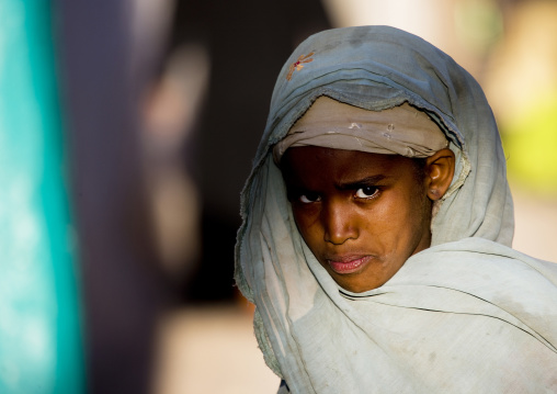 Woman Walking In The Street, Harar, Ethiopia