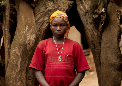 Portrait Of A Christian Konso Tribe Woman, Omo Valley, Ethiopia