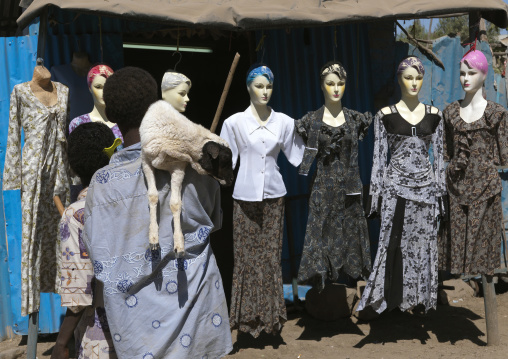 Clothes shop, Assaita, Afar regional state, Ethiopia