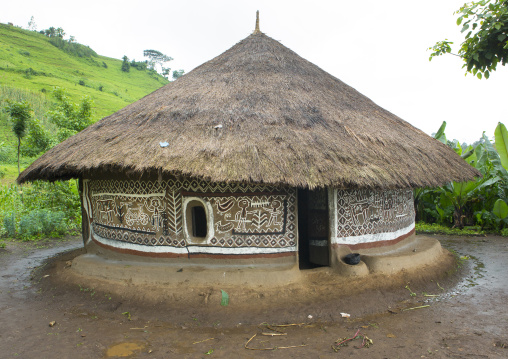 Decorated House, Adama, Omo Valley, Ethiopia