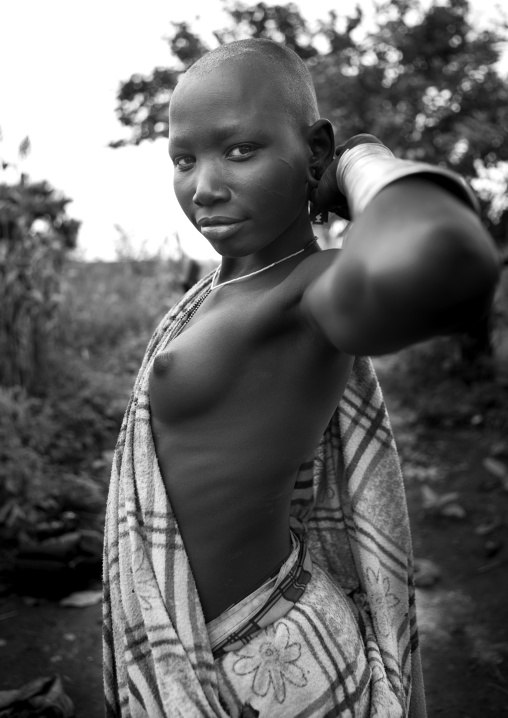 Suri tribe woman, Kibish, Omo valley, Ethiopia