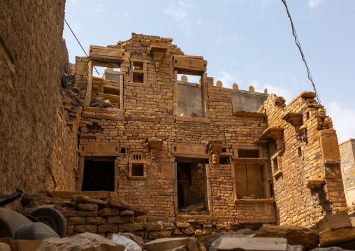 Ruins of an old haveli, Rajasthan, Jaisalmer, India
