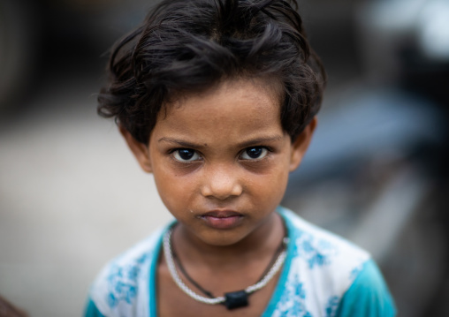 Portrait of a rajasthani girl, Rajasthan, Bundi, India