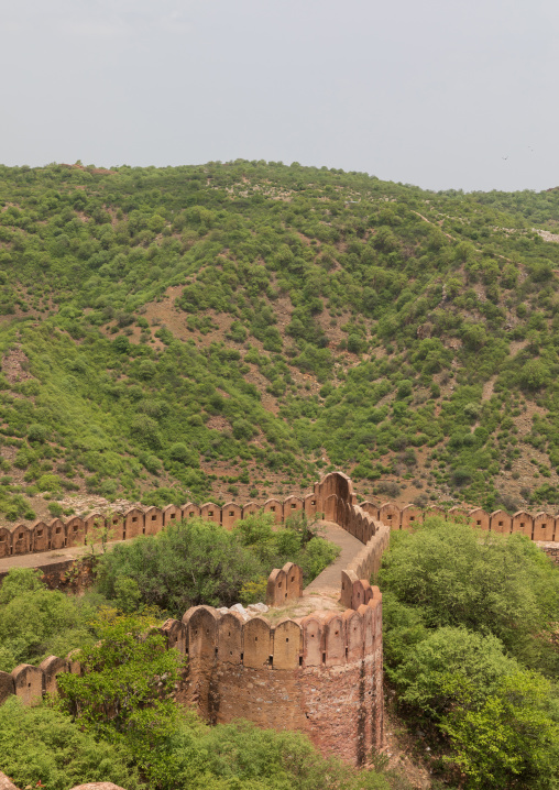 Jaigarh fort remparts, Rajasthan, Amer, India
